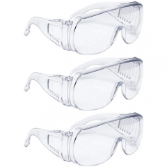 AMSTON Safety Glasses Personal Protective Equipment, PPE, Eyewear Protection, Clear, ANSI Z87+ Standards, High Impact, Vented Sides, For Construction,